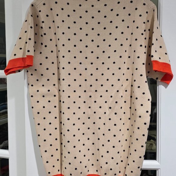 Polka Dot Knit Bird Sweater - Picture 7 of 7